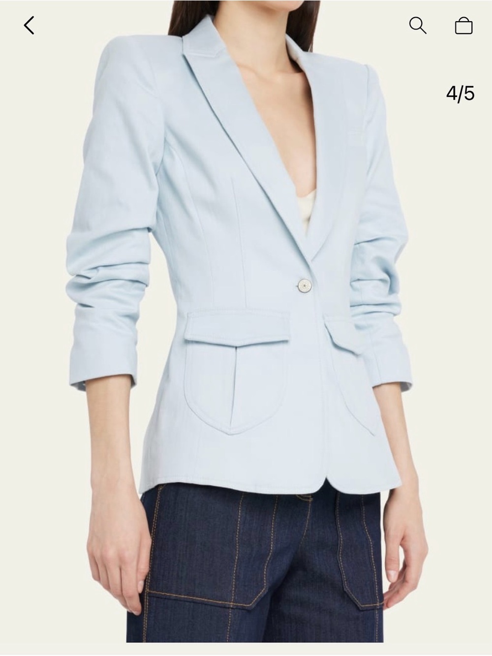 Cinq à Sept Louisa Jacket | Light Blue | Size 6 | Never Worn